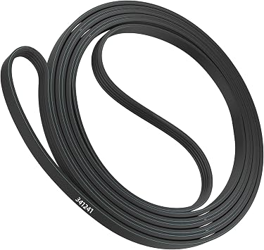 TEPU 341241 Dryer Belt Compatible with whirlpool kenmore amana maytag roper Replacement Parts, 341241 Dryer Drum Drive Belt Replaces AP2946843 8066065 W10127457 FSP341241 PS346995 WED4815EW1, 1Pack