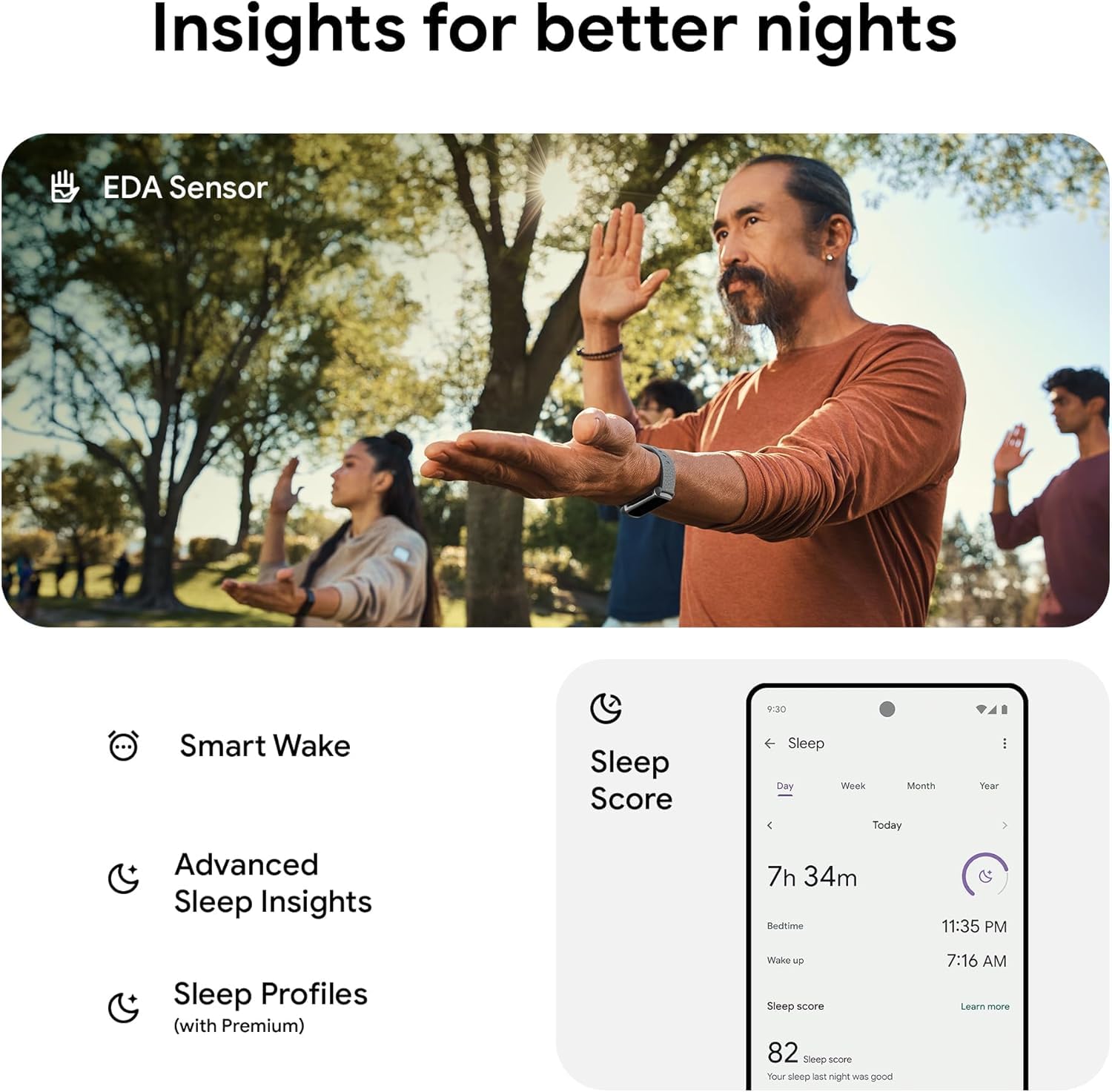 Fitbit Charge 6 Fitness Tracker with Heart Rate, GPS, Premium Membership, Health Tools - Porcelain/Silver, x (Renewed)