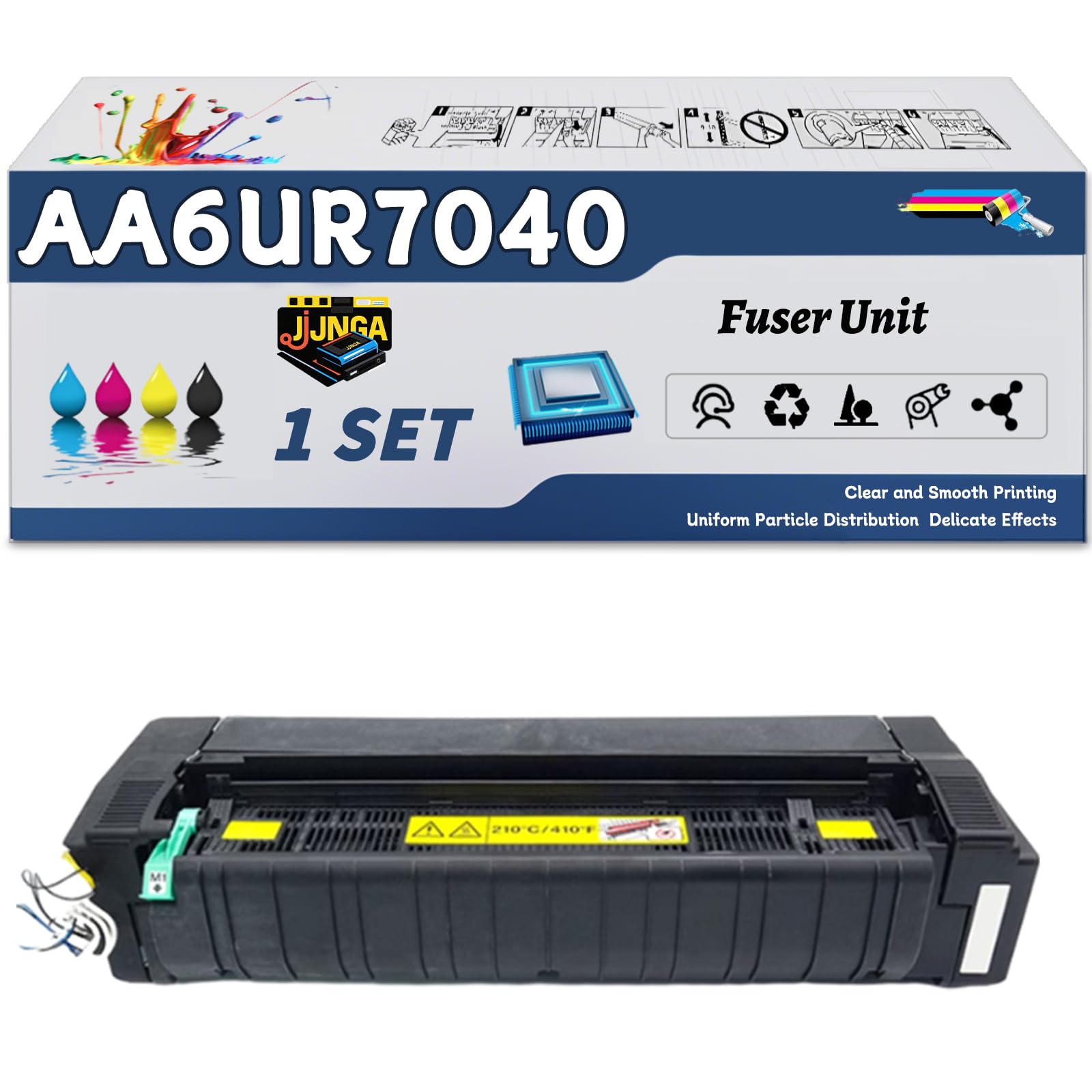 JJNGA AA6UR70400(110V) Fuser Unit is Compatible for Konica Minolta bizhub 308e bizhub 368e bizhub 458e Printer, with a Capacity of 470000 Pages and a Very Good Printing Experience (1 Set)