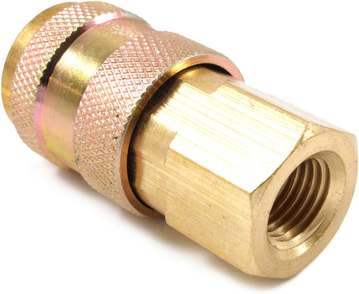 Forney 75527 Air Fitting Coupler, Universal, 1/4-Inch-by-1/4-Inch Female NPT