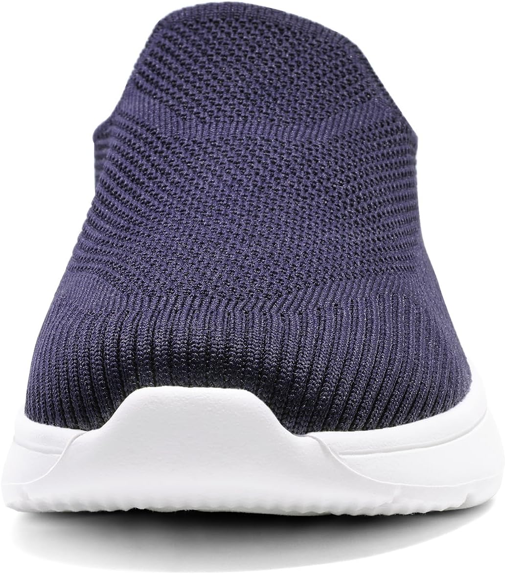 DREAM PAIRS Mules for Women Shoes Slip on Sneakers Knit Flats Lightweight Breathable Comfortable Walking Shoes - Image 3