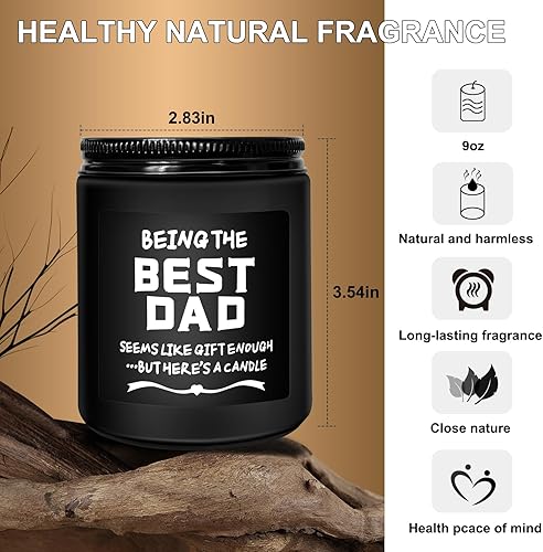 Miniatura 4 de Regalos para papá de hija, hijo, regalos divertidos para papá, regalos de cumpleaños para papá, día del padre y regalos de Navidad para papá, vela