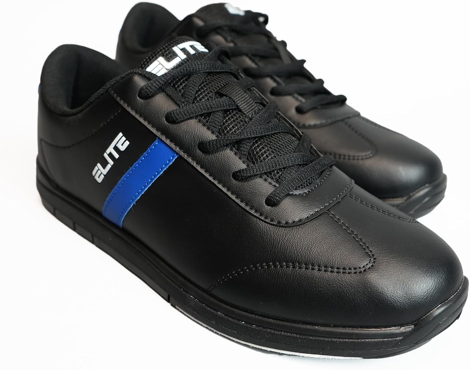 ELITE Men's Basic Bowling Shoes - Universal Sliding Soles, Lightweight, and Comfortable.