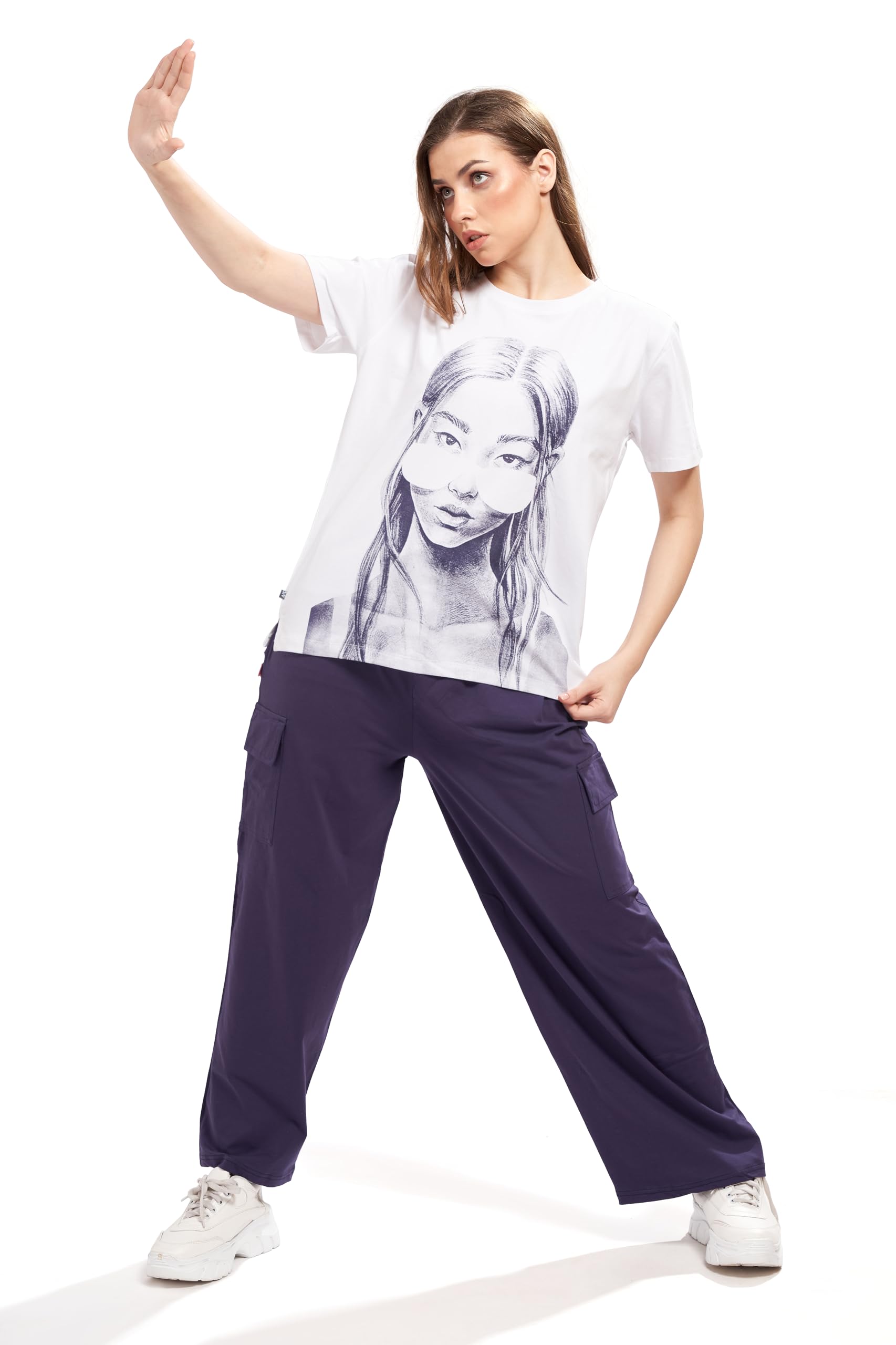Women's Printed Track Suit Set 3422-image-47