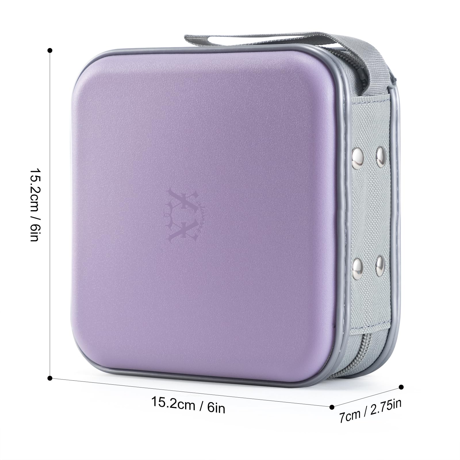 Amazon.com: alavisxf xx CD Case, 48 Capacity Hard Plastic Zipper