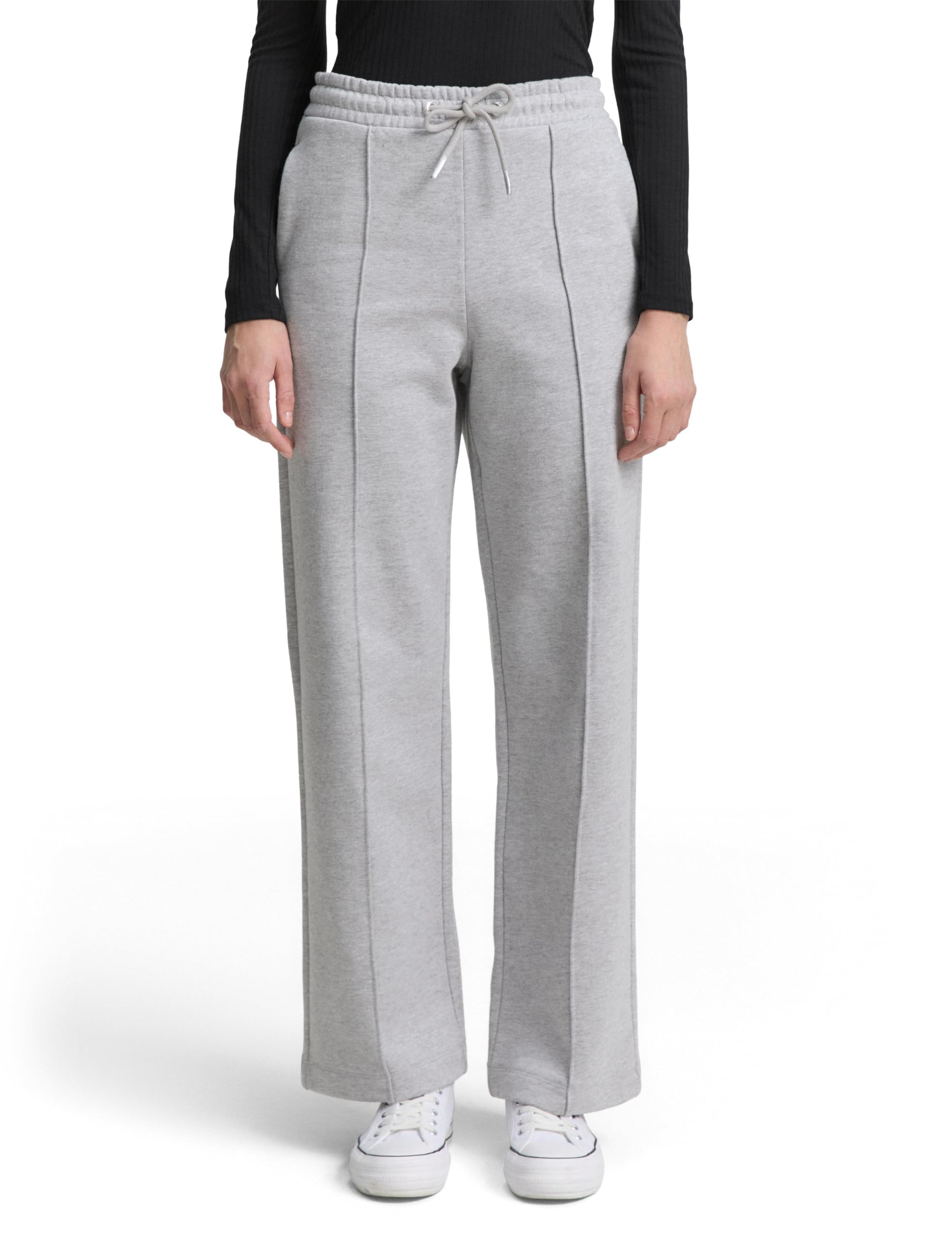 TOM TAILOR Denim Damen Palazzo Hose aus Baumwolle