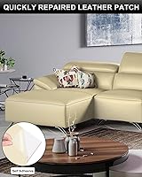 Vista 4 de Parche de reparación de cuero Numola, parche autoadhesivo para sofás, asientos de automóvil, sofás, bolsos, chaquetas