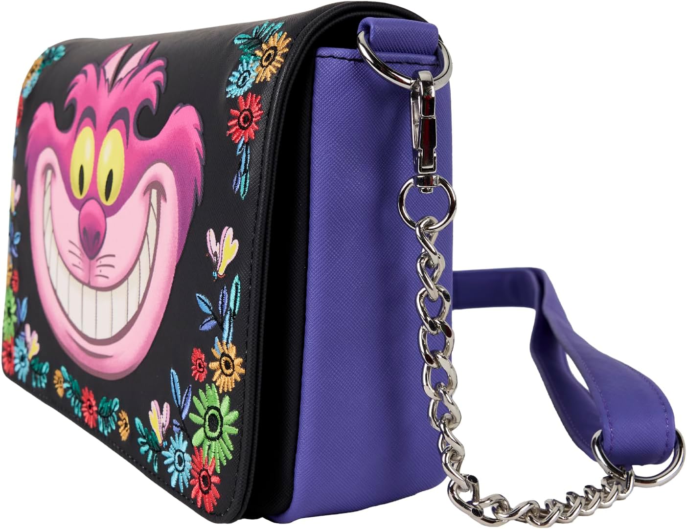 Loungefly Disney Alice in Wonderland Cheshire Cat Crossbody Bag - Image 2
