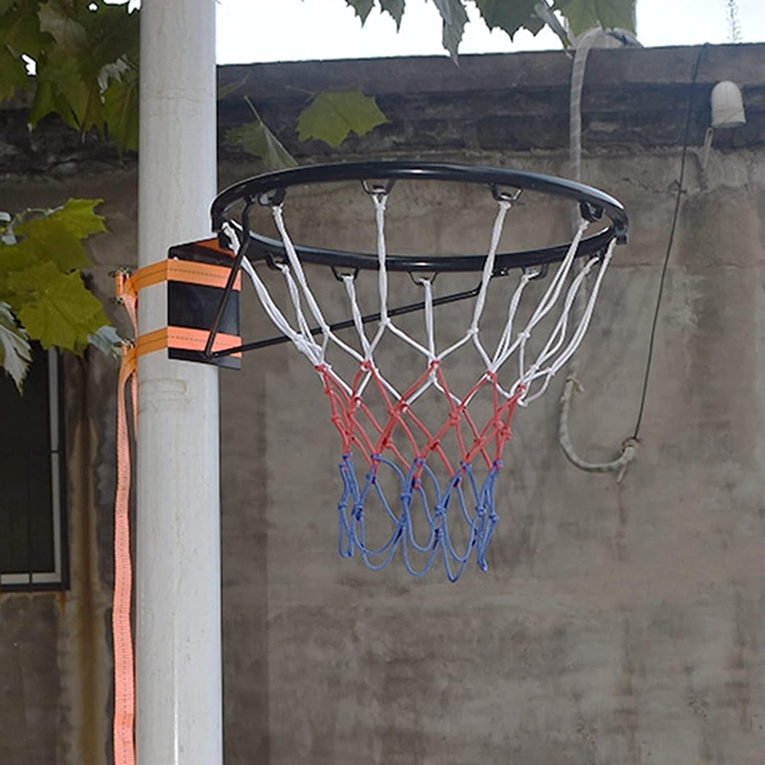LINGERIN Kids Adults Basketball Rim and Net, Indoor Outdoor