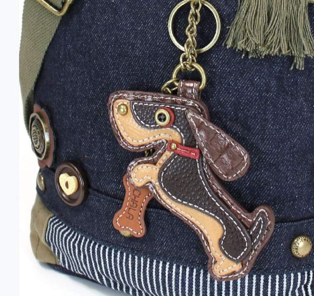 Chala Patch Crossbody, Washed Canvas Handbag, Zipper Top , Animal Prints