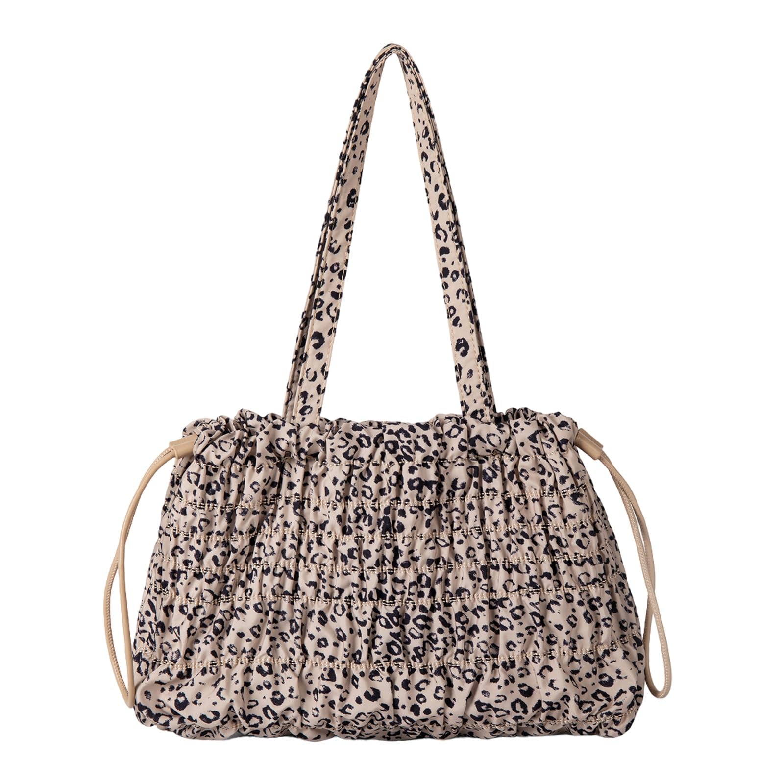 Bolso de hombro plisado versátil para mujer de gran capacidad