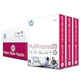 HP Printer Paper | 8.5 x 11 Paper | MultiPurpose 20 lb | 3 Ream Case - 1500 Sheets | 96 Bright | Made in USA - FSC Certified | 112530C