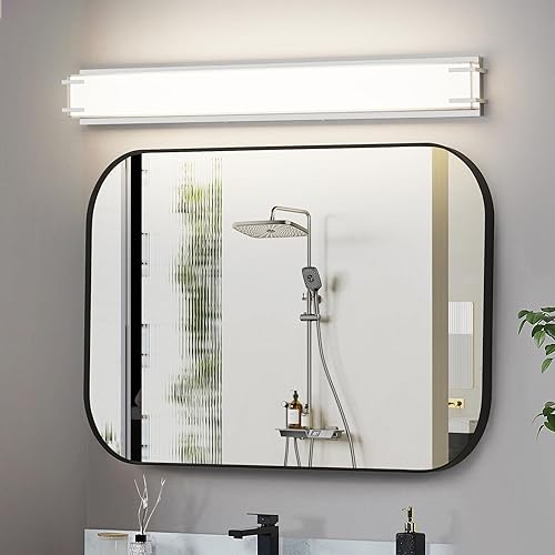 Miniatura 11 de Aplique de pared LED, lámpara de pared con acabado de níquel cepillado y pantalla blanca lechosa, apliques LED de iluminación de pared de 4000K luz