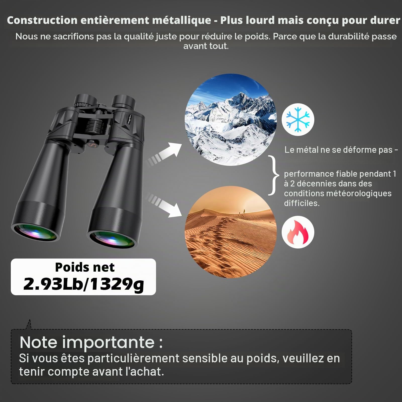 Jumelles Haute Puissance 18x70 pour Adultes - Jumelles d'Extérieur et d'Astronomie à Grande Ouverture pour Observation à Longue Distance avec Adaptateur pour Smartphone et Trépied
