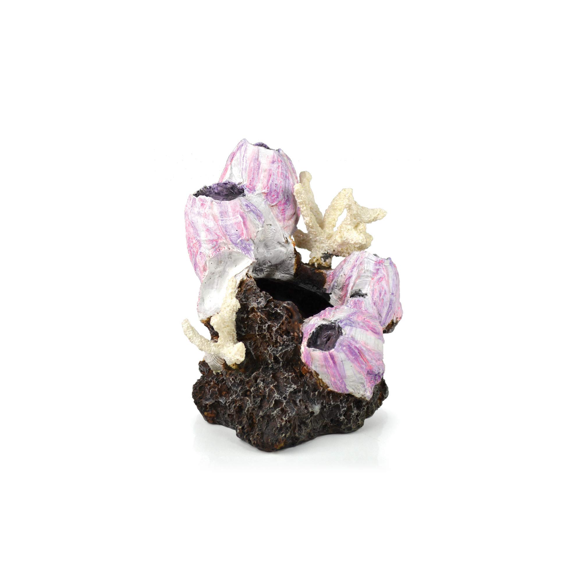 biOrb 46145 Sea Plant Ornament S rosa - elegante decoración de acuario con corales y rocas en diseño realista de 360 grados | para montar acuarios de agua dulce y marinos