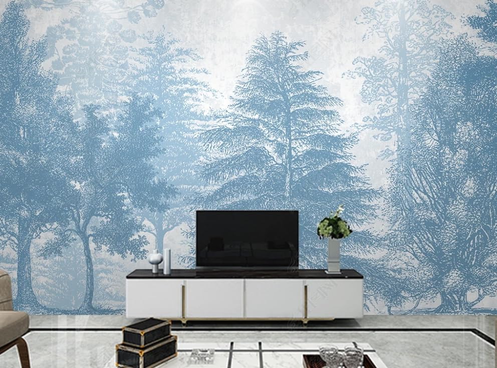 Poster géant mural forêt peu fraîche pour salon et chambre moderne 250x175cm