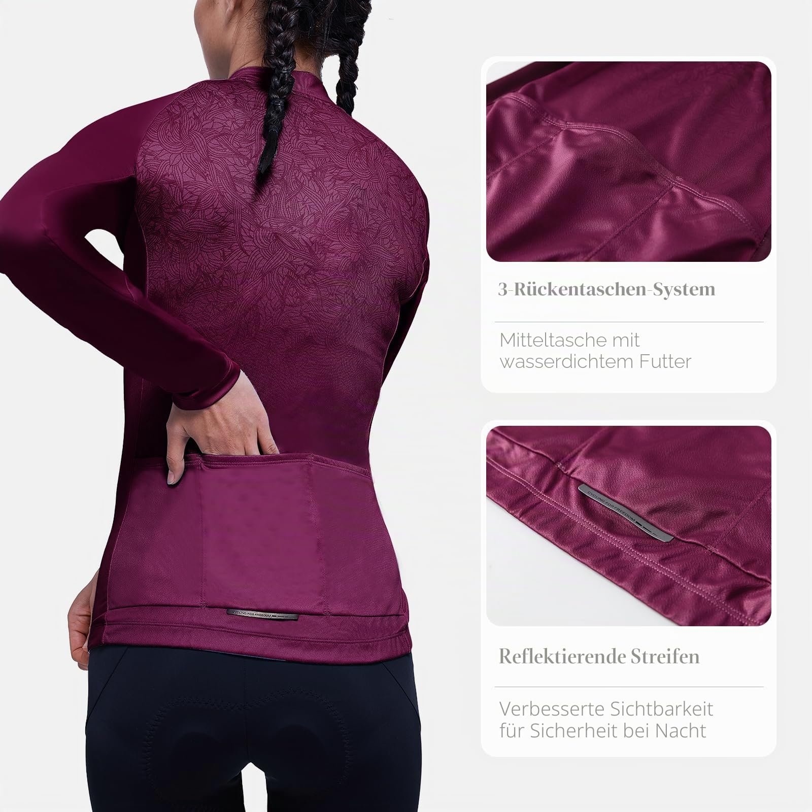 Santic Radtrikot Damen Kurz Fahrradtrikot Damen Fahrrad Shirt