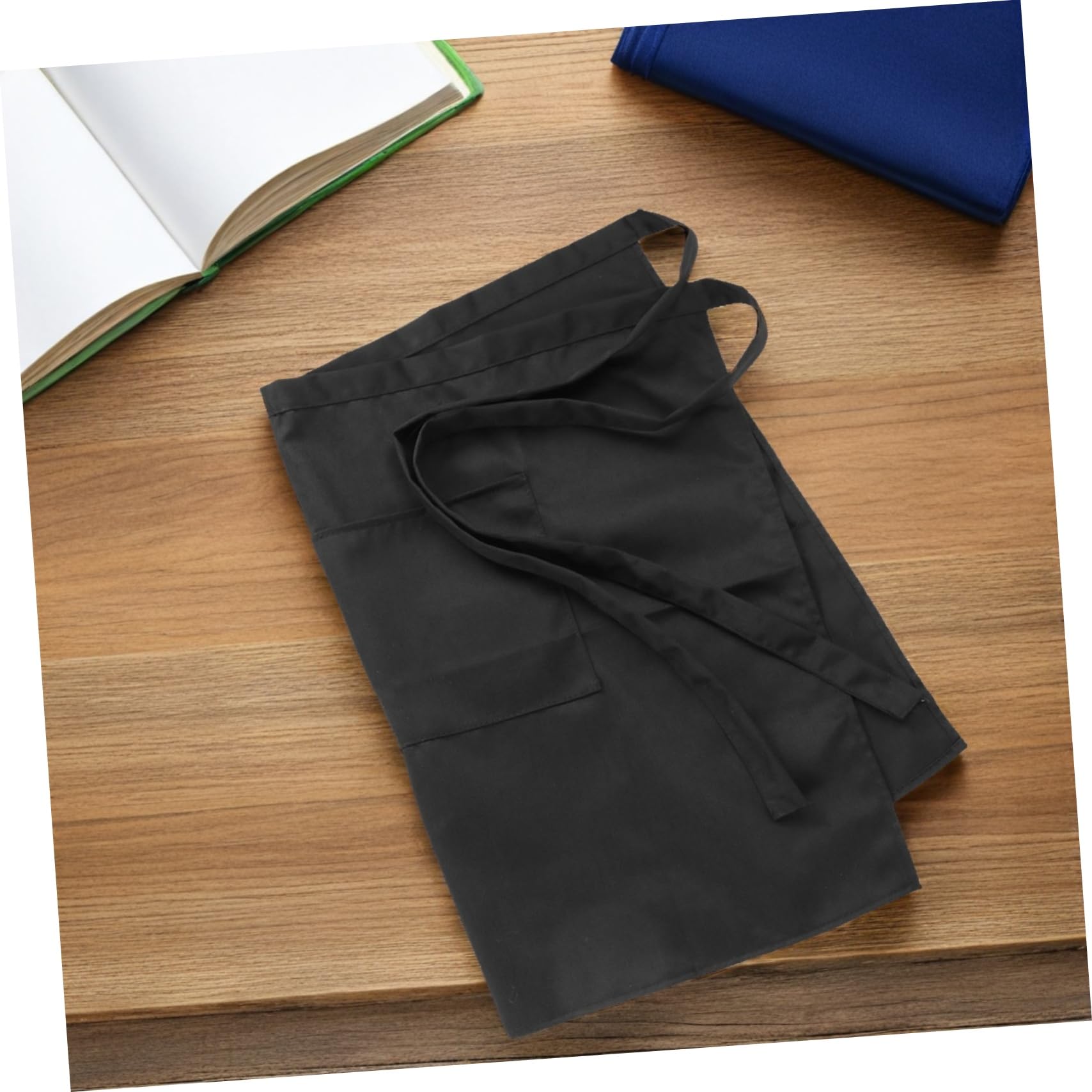 COLLBATH 6 Piezas Delantal de Cocina Cintura con Resistentes al Calor para Hombres y Mujeres Protección Manchas para Barbacoa y Repostería