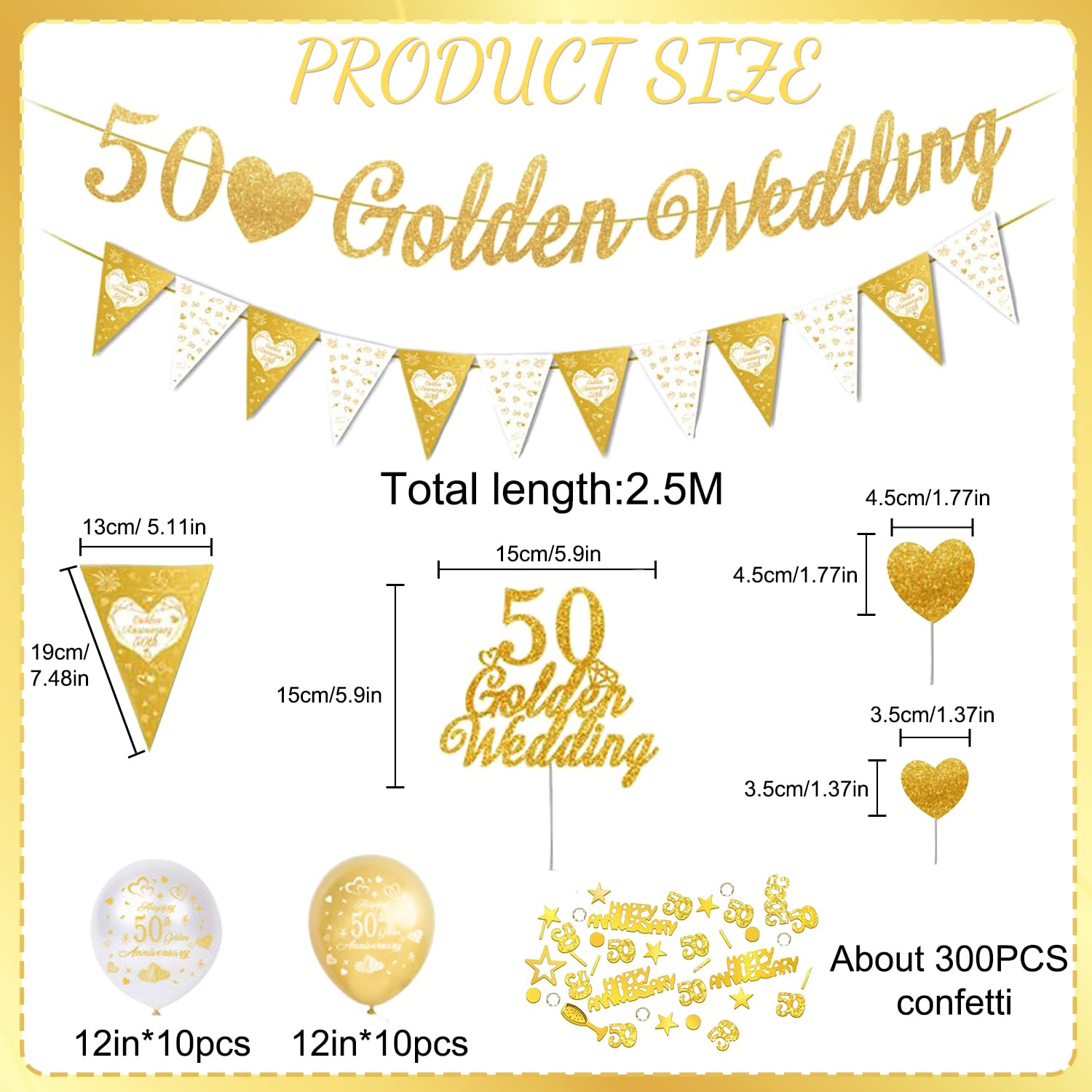 50th Wedding Anniversary Decorations - Image 4