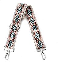 Vista 44 de Correa de Bolso Ancha Correa de Hombro Ajustable Correa de Repuesto Cruzada Correa de Bolso de Hardware Plateado