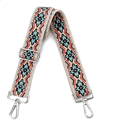 Miniatura 82 de Correa ancha para bolso, correa ajustable para bolsa cruzada, correas de hombro plateadas