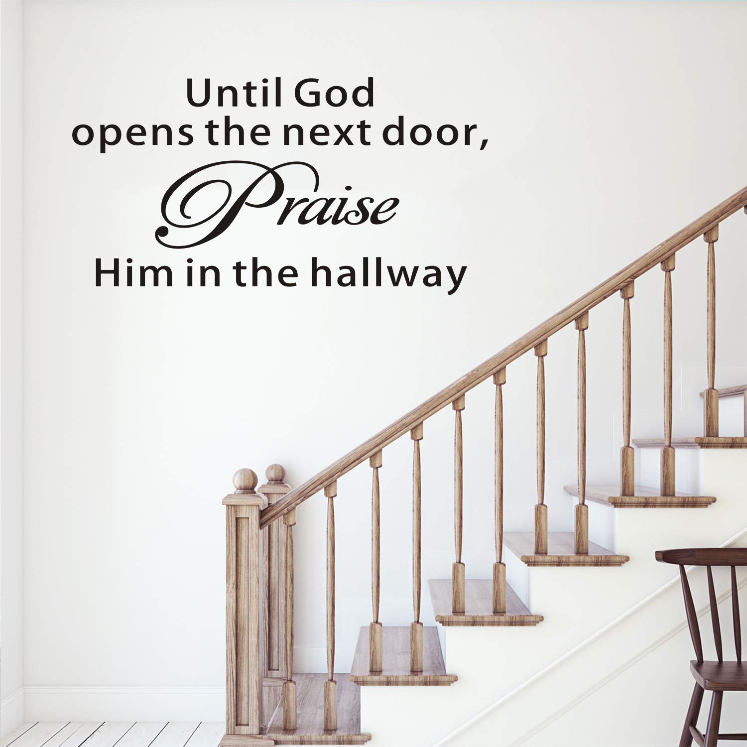 Buy VODOE Wall Decals for Living Room, Bible Verse Wall Decal, Quotes