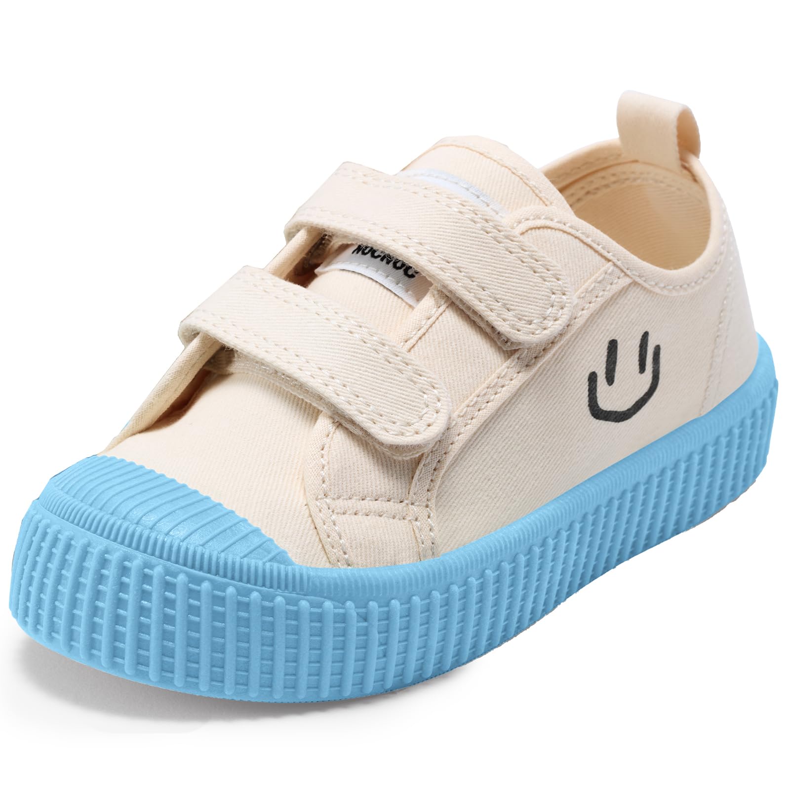 Blue Boys Velcro Trainers Size Suede Casual Shoe Monkey-1 Blue