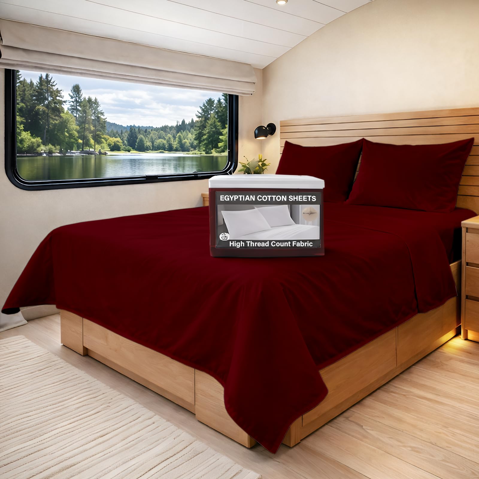 MyGiza Egyptian Cotton Short Queen Sheets