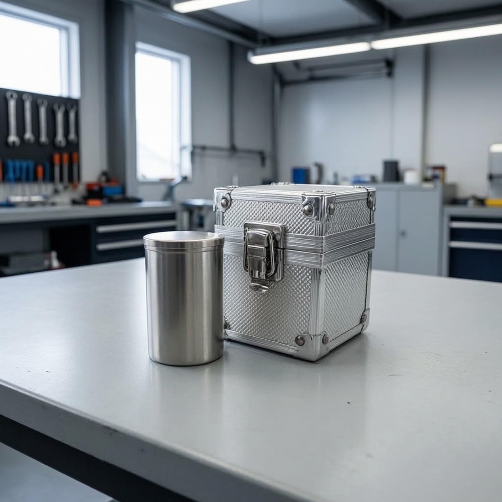 di Densità Facile da Pulire | Design Monoblocco senza Giunture, Picnometro per Liquidi, di Gravità Specifica, o, 50ML, Con Scatola In Alluminio
