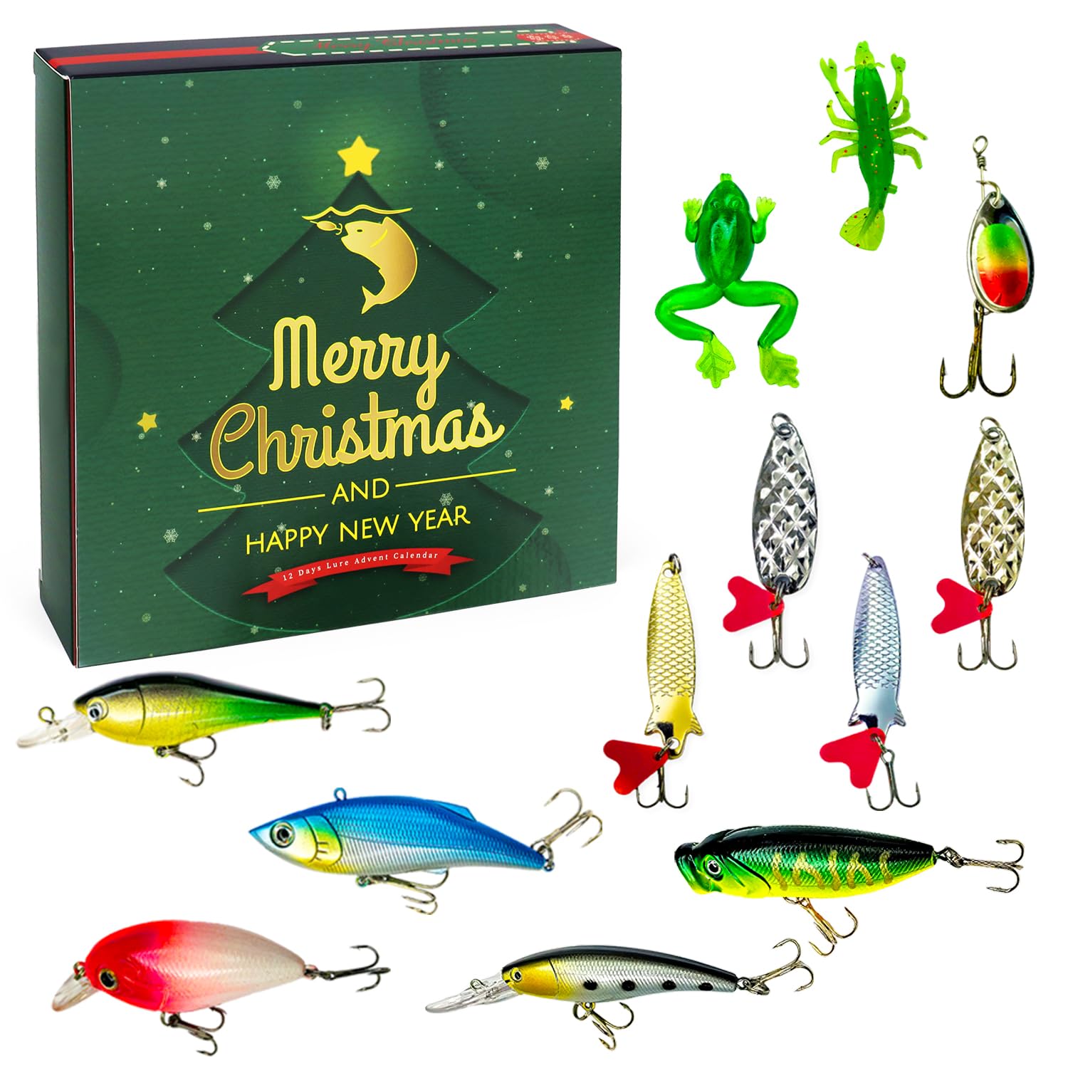 Amazon.com: Advent Calendar Fishing Christmas Countdown - 12 Days Fishing  Lures Set for Fisher Adult Men - 2025 Xmas Surprise Gift for Father,  Grandpa : Home & Kitchen