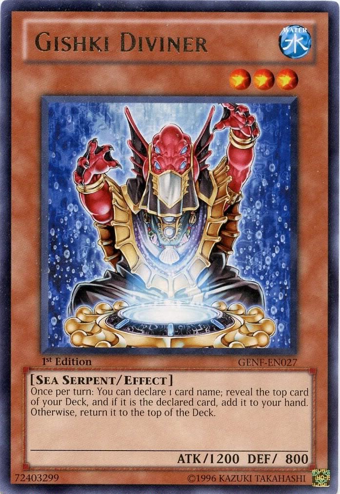 Amazon.com: Yu-Gi-Oh! - Gishki Diviner (GENF-EN027) - Generation