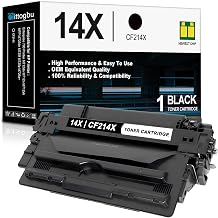 14X Black High Yield Toner Cartridge1 Pack Compatible CF214X 14X Toner Cartridge Replacement for HP 14X Enterprise 700 Printer M712dn M712n MFP M725dn M725f M725z M725z+ Printers