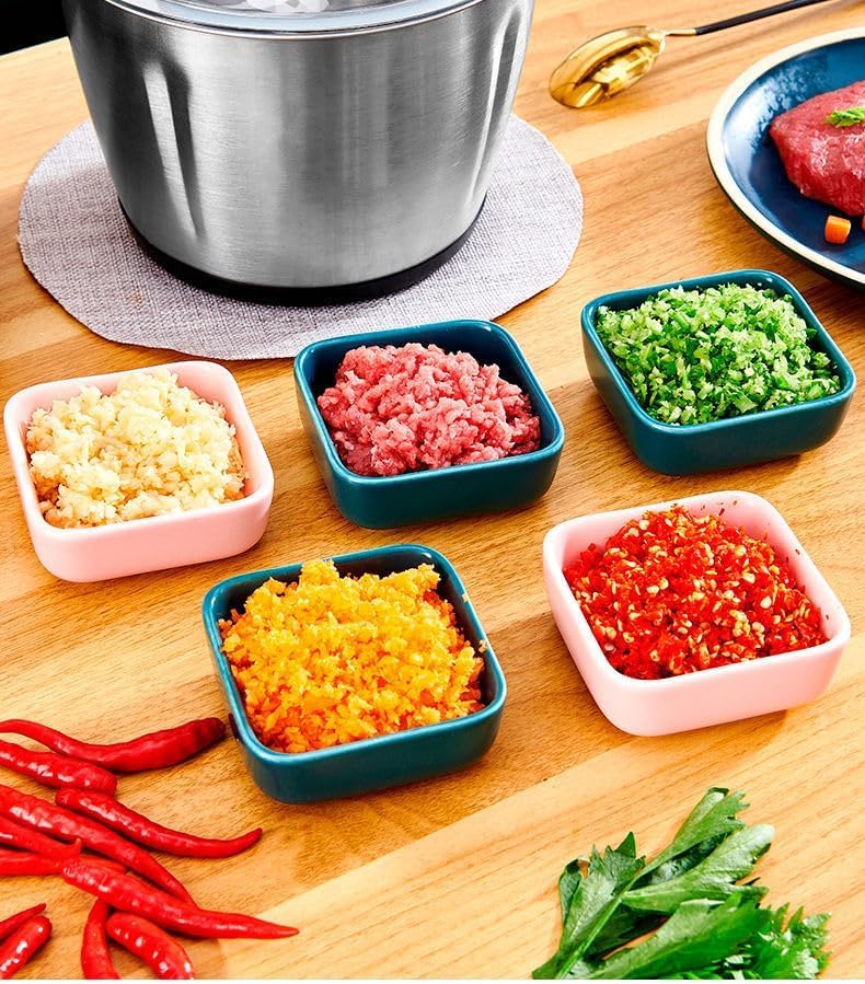 Image of Electric Meat Grinder & Food Chopper, 700W Powerful Motor, 2L Stainless Steel Bowl, 3 Speed Settings | Multipurpose Meat Mincer for Meat, Vegetables, Garlic, Onion, Nuts
