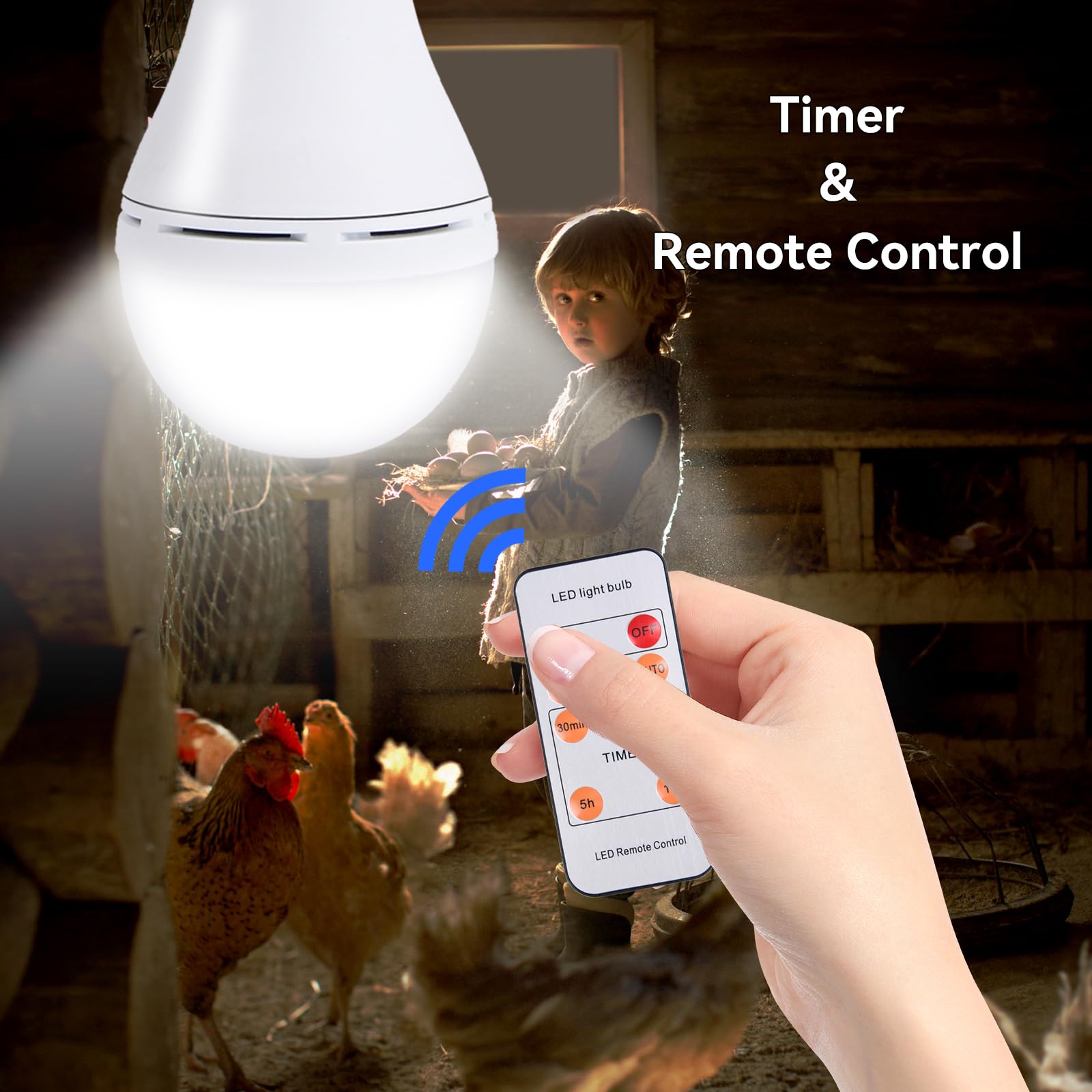 Solar Glühbirnen 2STK mit Fernbedienung Dämmerungssensor LED Solarlampen für Außen Innen Solar/USB Wiederaufladbare, 4 Modi, tragbare Hängelampen für Garten Notfall Hühnerstall Camping Reisen