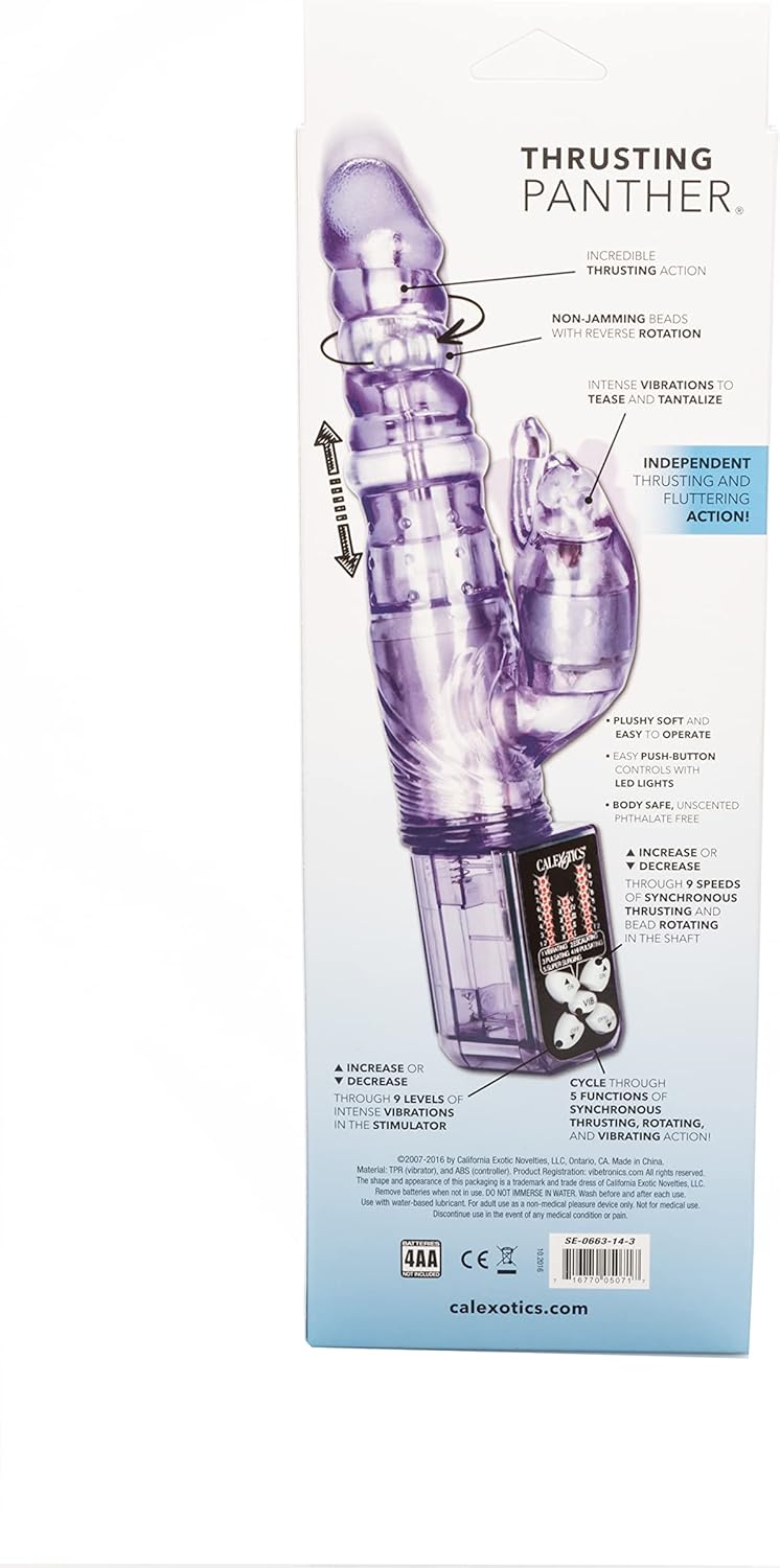 CalExotics SE-0663-14-3 Thrusting Panther,Multi,Purple