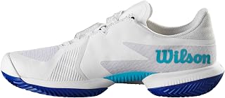 Wilson Men's KAOS Swift 1.5 Clay Sneaker, White/Blue Atoll/Lapis Blue, 11.5 UK