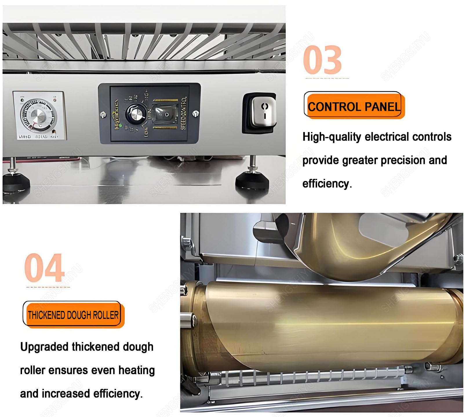 Maquina Panquecas E Crepes con Panel de Control Calentamiento Uniforme Grosor Uniforme Crepera Electrica Hace Pasteles en Capas Tortillas de Huevo Diámetro del Panqueque 8in