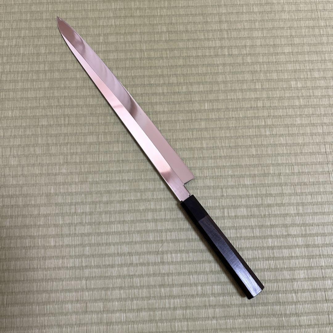 新品 和包丁 切付包丁 鏡面磨き 尺寸 V金10号 黒檀黒水牛角八角柄 新品 和包丁 切付包丁 鏡面磨き 尺寸 V金10号 黒檀黒水牛角八角柄