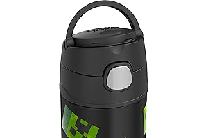 Thermos FUNTAINER Minecraft 12oz Vacuum Insulated Kids Straw Bottle