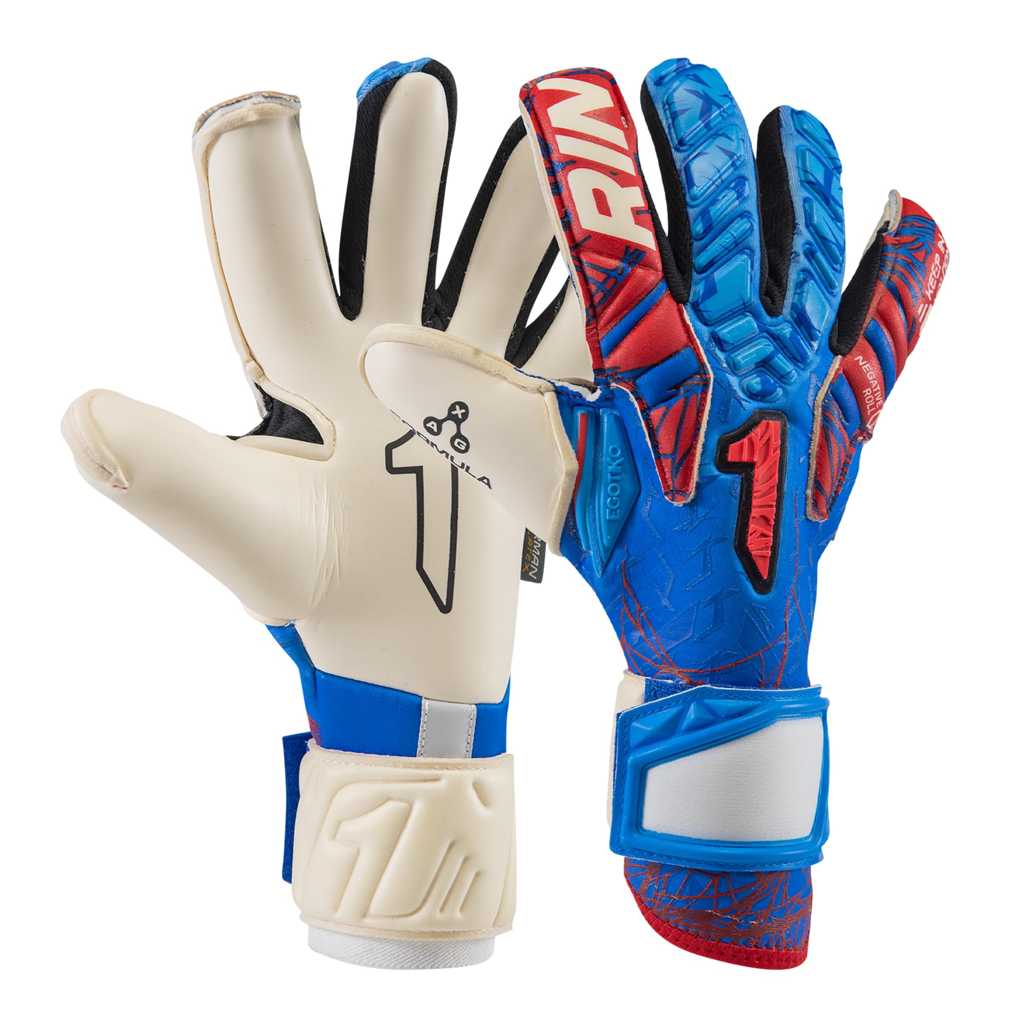 Rinat Goalkeeper Gloves Egotiko Avenger Pro Adult Blue Size 8