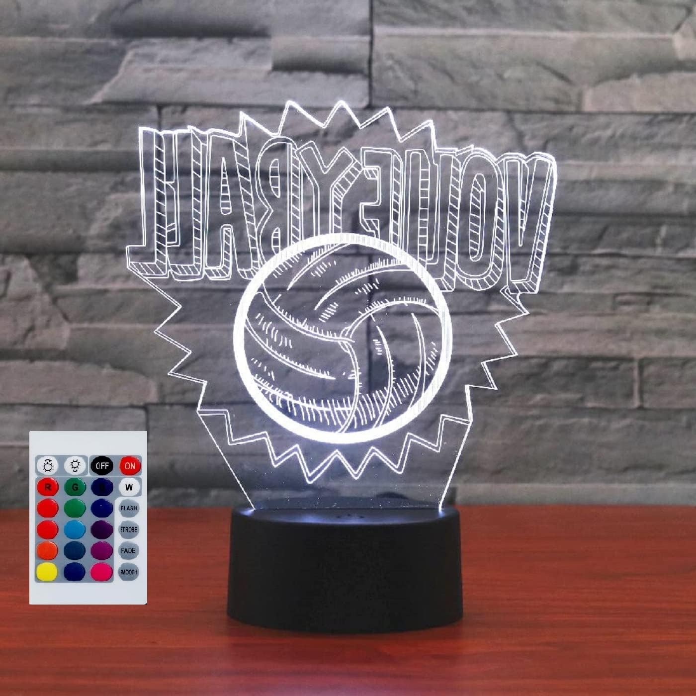 Optechvisual Personalisierte Baseball Lampe - LED Nachtlicht Mit Namensgravur | Deko Für Baseball-Fans