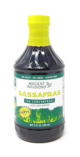 Ancient Infusions Sassafras Concentrate Té instantáneo botellas de 12 onzas paquete de 6 Ancient Infusions Sassafras Concentrate Té instantáneo botellas de 12 onzas paquete de 6