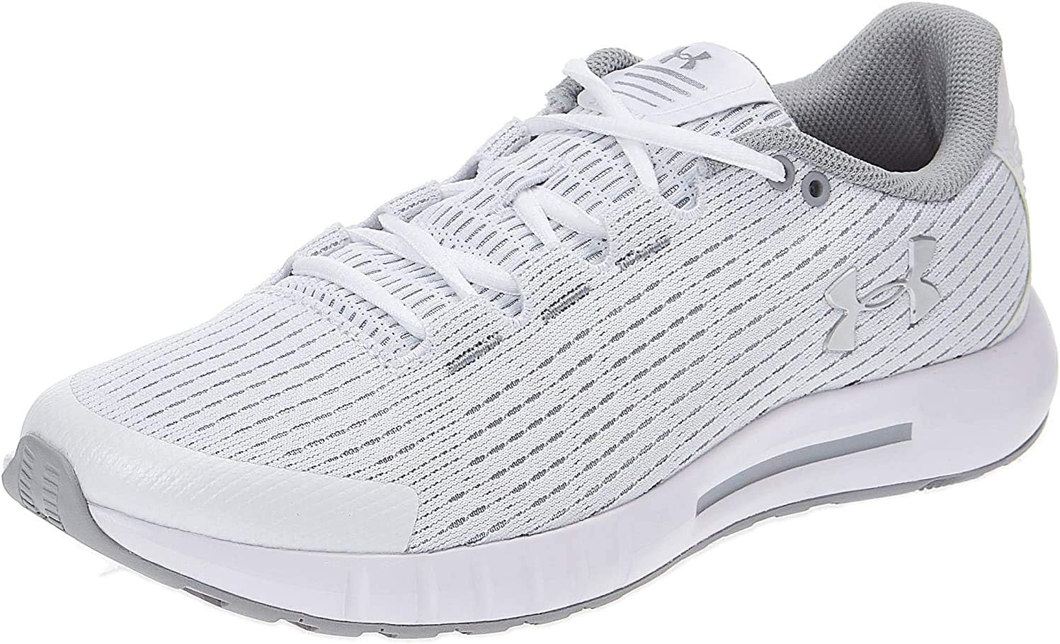 Under Armour Women's Micro G Pursuit Special Edition Running Shoe 6 White/Mod Gray
