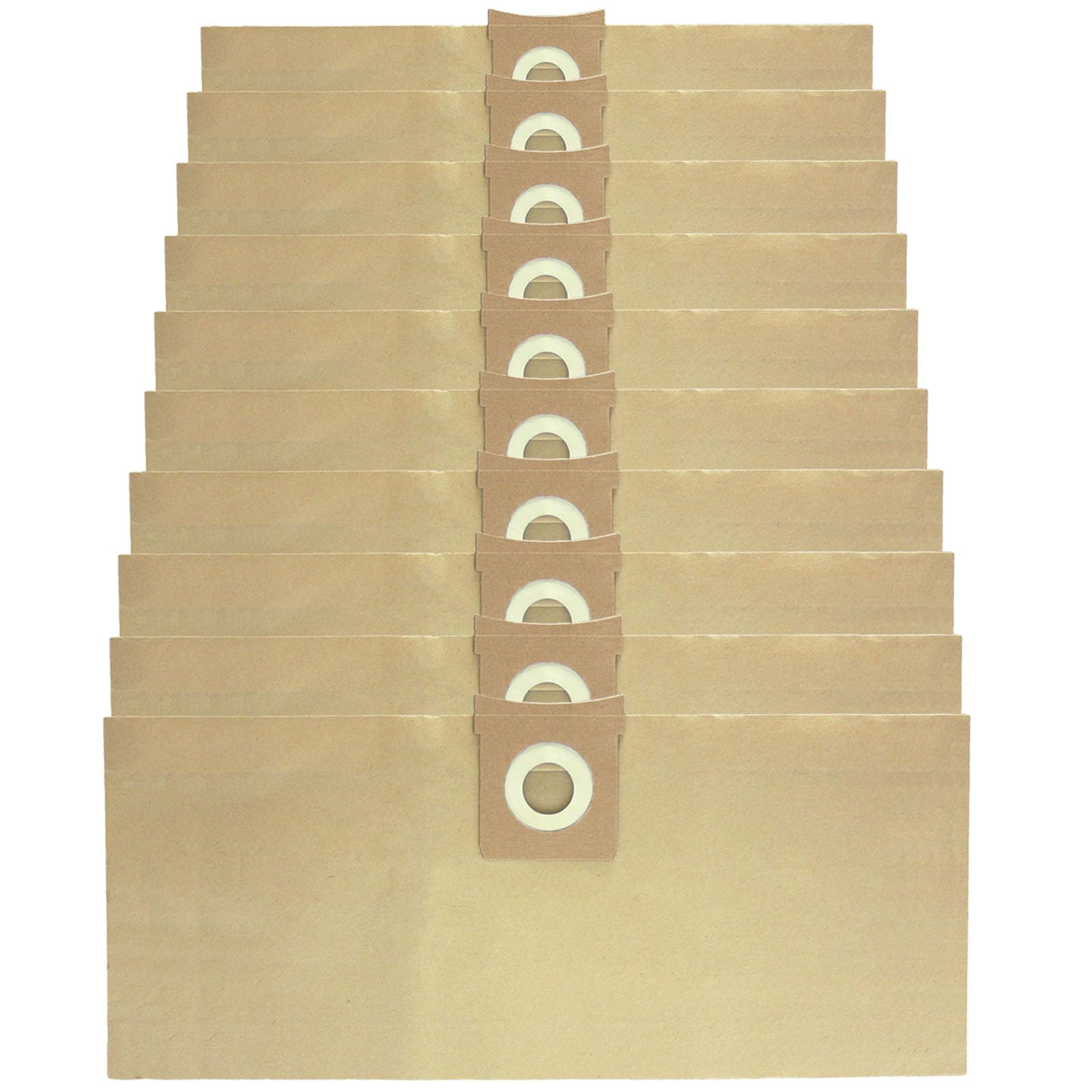 SPARES2GO Strong Dust Bags for Titan 16L 20L 30L 40L Vacuum Cleaners (Pack of 10)