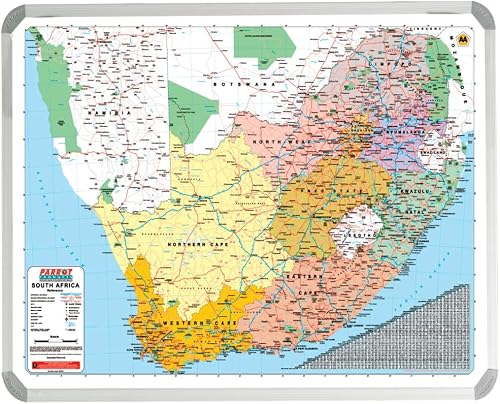 Parrot Products AA South Africa Map, 1200 mm x 900 mm Size