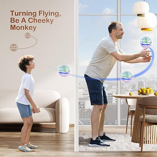 Miniatura 5 de Bola de orbe voladora 2023 Galaxy Cosmic Globe UFO Boomerang Hover Ball Galatic Fidget Spinner Mini Drone Cool Toys Ideas de regalo de cumpleaños