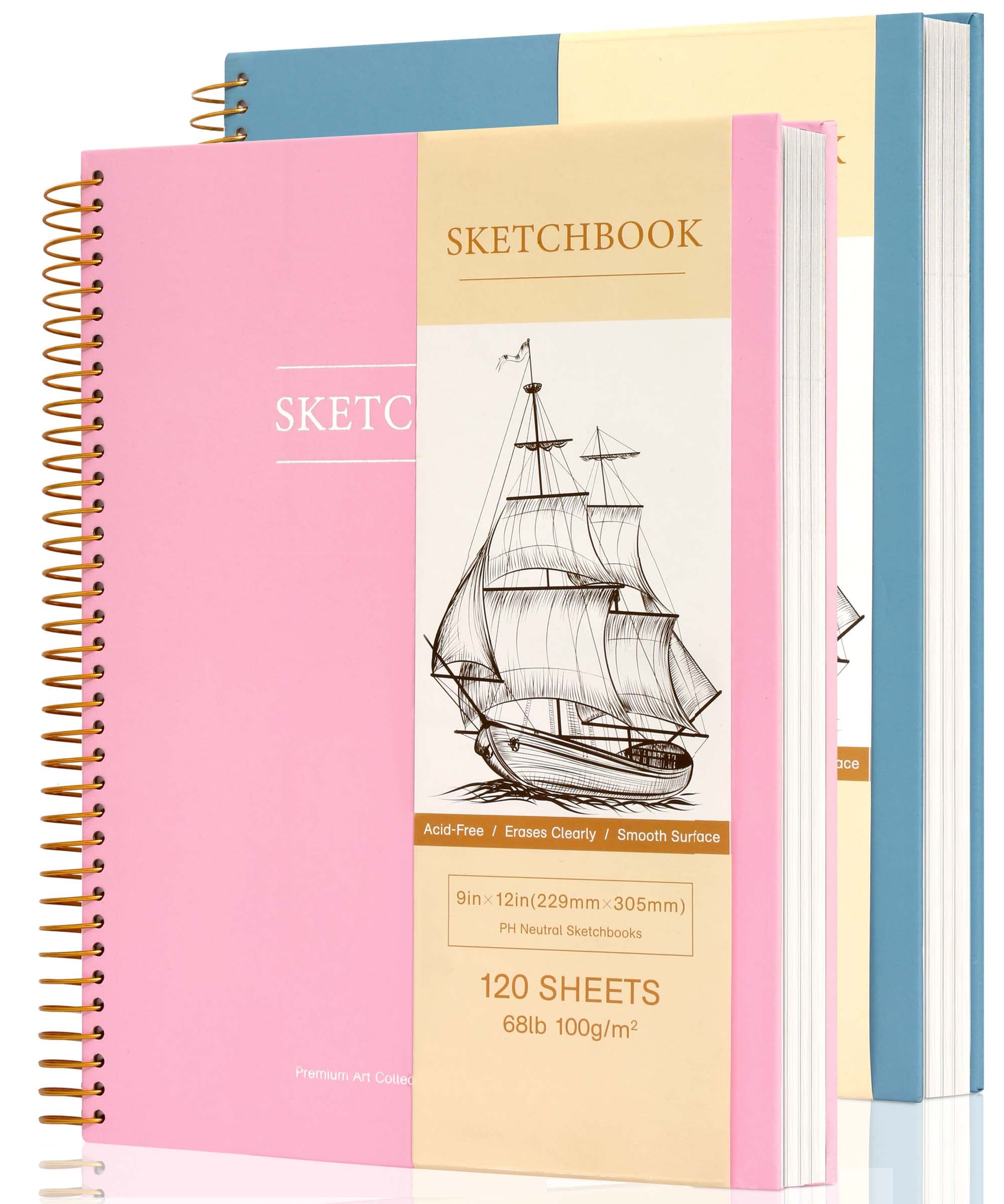 Yoment 9"x12" Hardcover Sketchbook - 120 Pages -14 Yoment 9"x12" Hardcover Sketchbook - 120 Pages -14