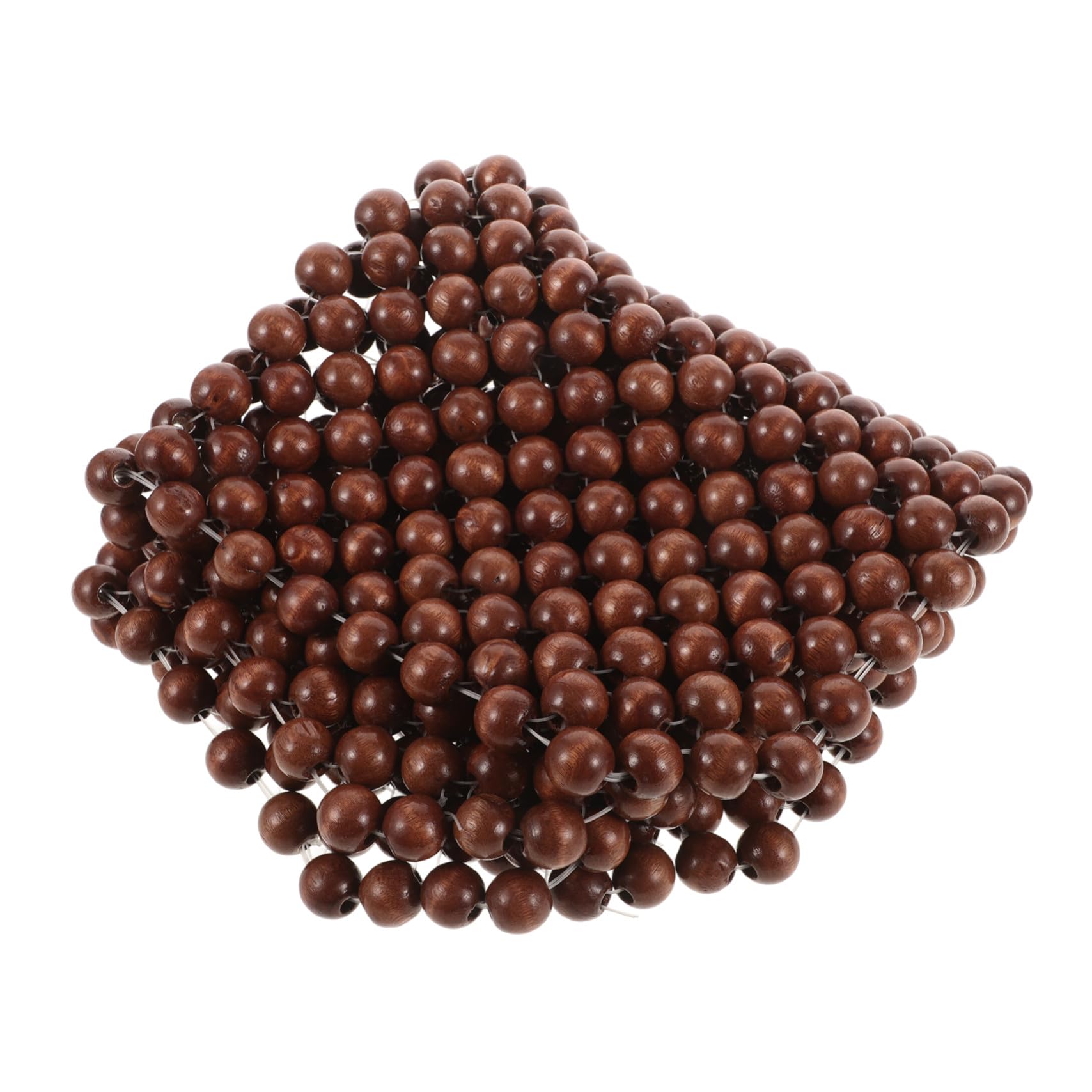 Coussin de siège voiture perles de bois respirant pour un été frais en auto