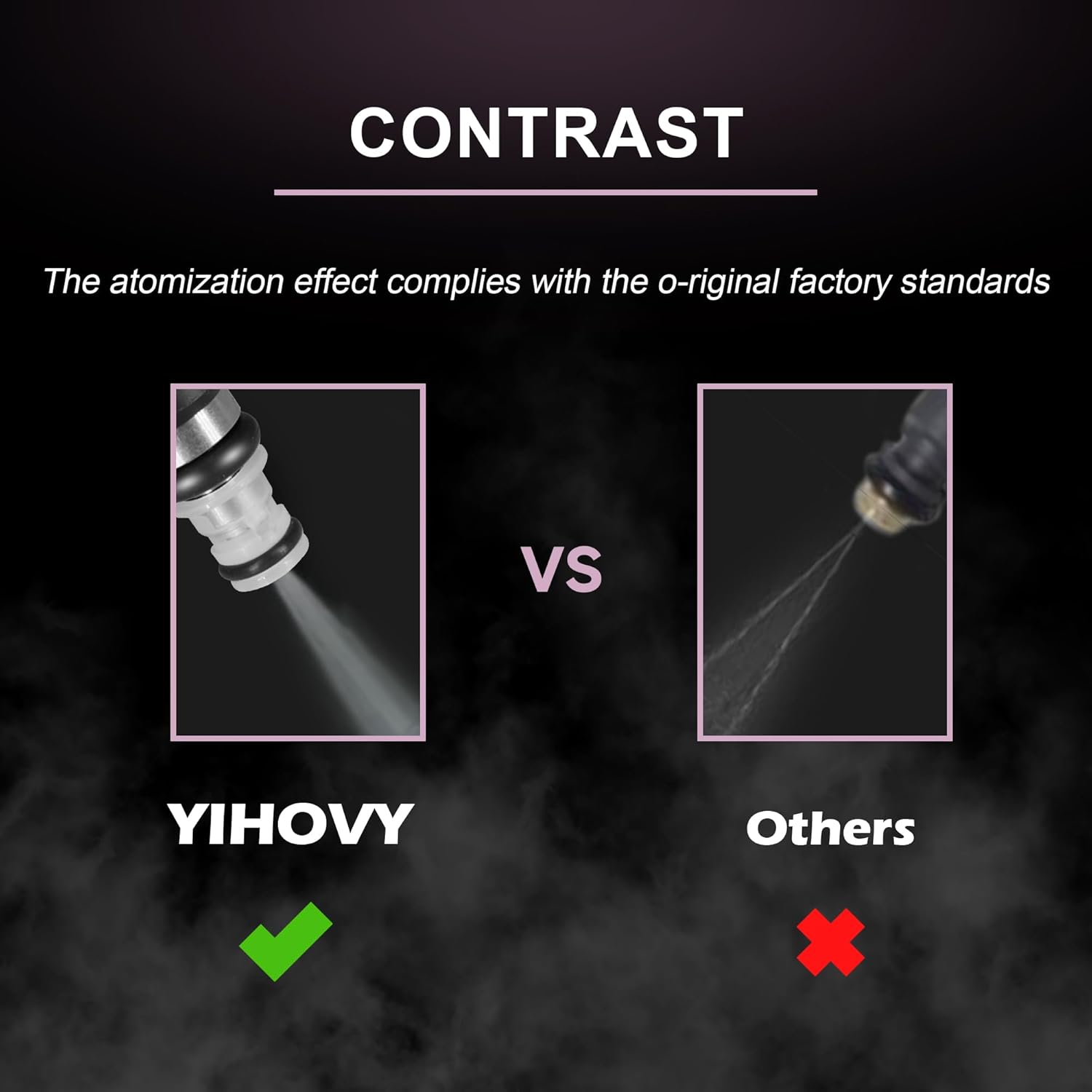 Fuel Injectors FJ484 fit for Honda 2003-2007 Accord 2005-2009 CR-V 2003-2011 Element 2.4L L4, fit for Acura 2005-2006 RSX 2.0L L4, 842-12290, 16450RAAA01, 16450RADL61 (4)