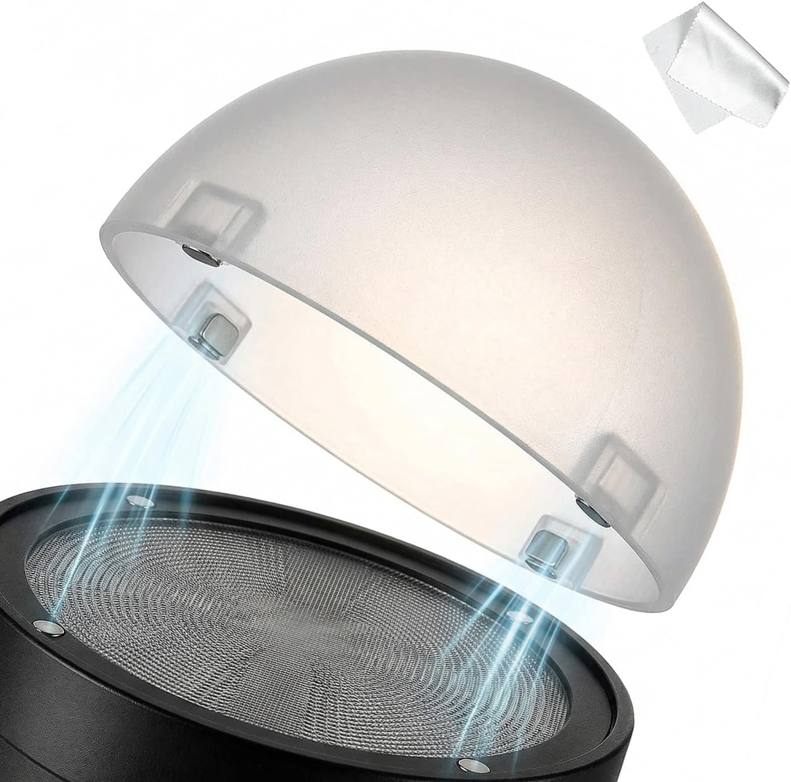 AK-R11 Dome Diffuser, Compatible for GODOX H200R Round Flash Head, V100 V1S, V1N, V1C, GoDox V1 Pro C/N/F/O, Godox V100C V100N V100S and RS60BI RS60R
